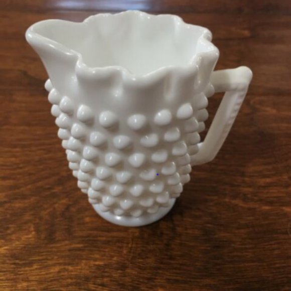 Vintage Other - Vintage Fenton Hobnail Bubble Milk Glass Mini